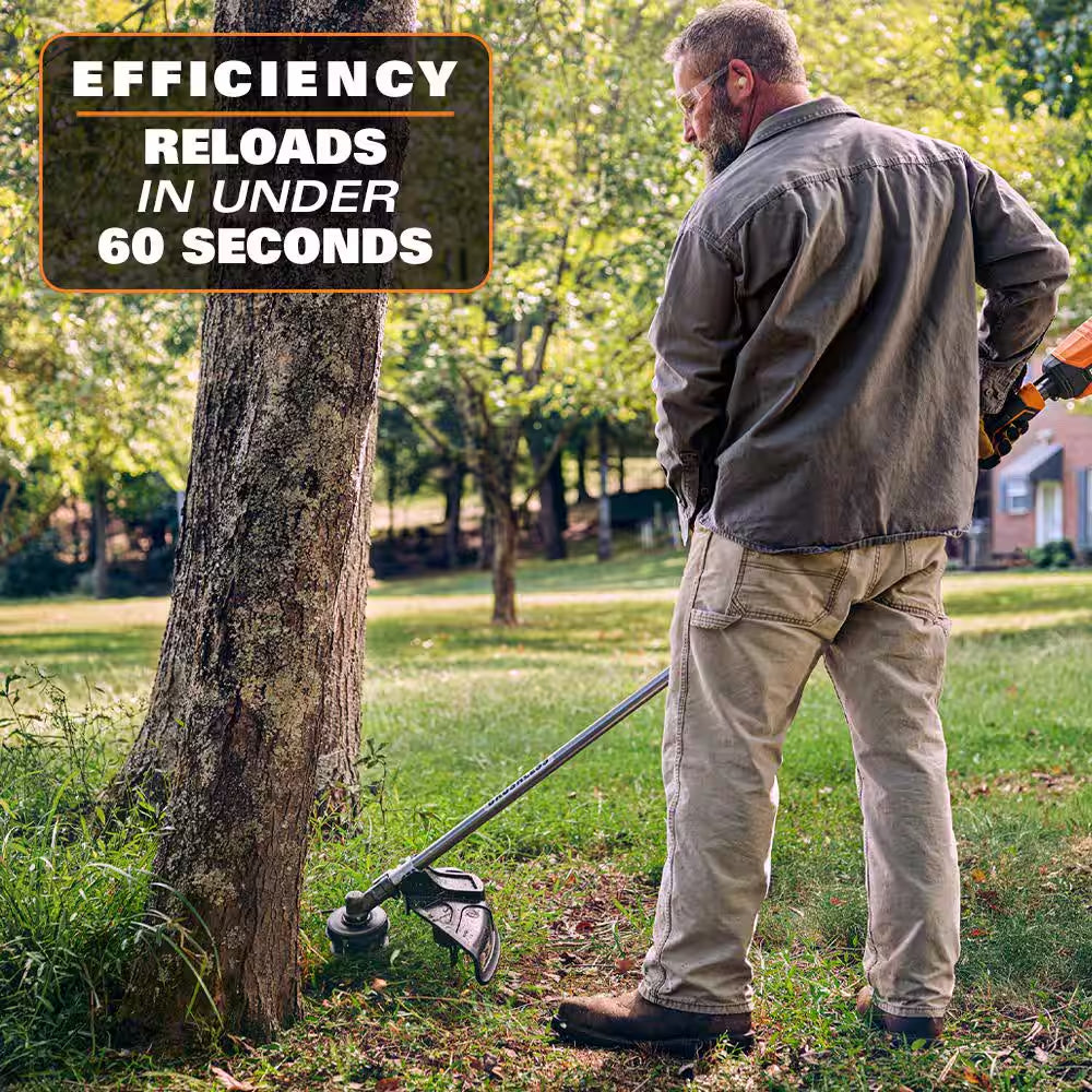 18V Brushless 14 In. Cordless String Trimmer and Brushless Cordless Hedge Trimmer with 4.0 Ah Battery and Charger