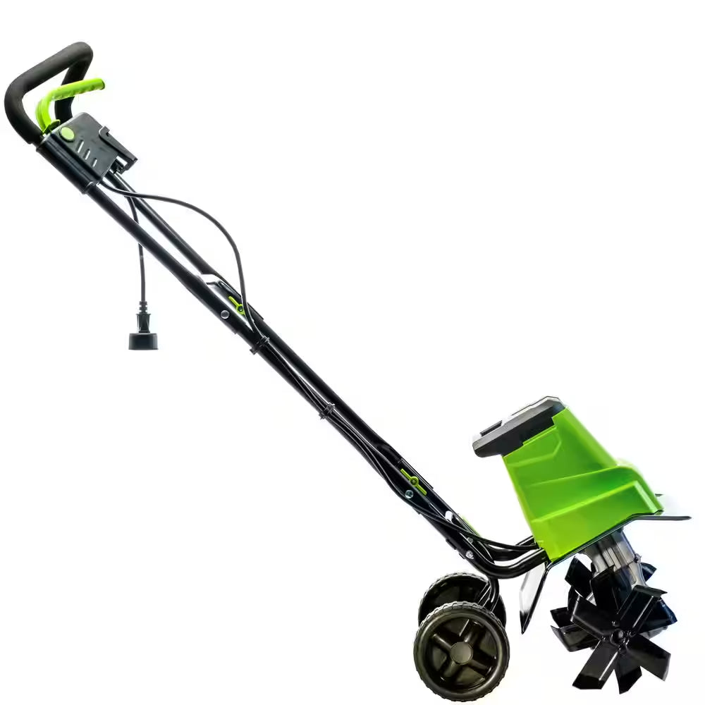 12 In. 9 Amp Electric Garden Tiller Cultivator