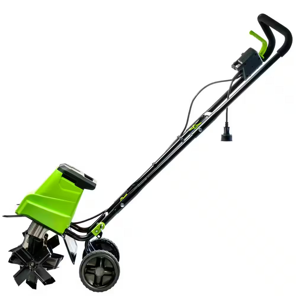 12 In. 9 Amp Electric Garden Tiller Cultivator