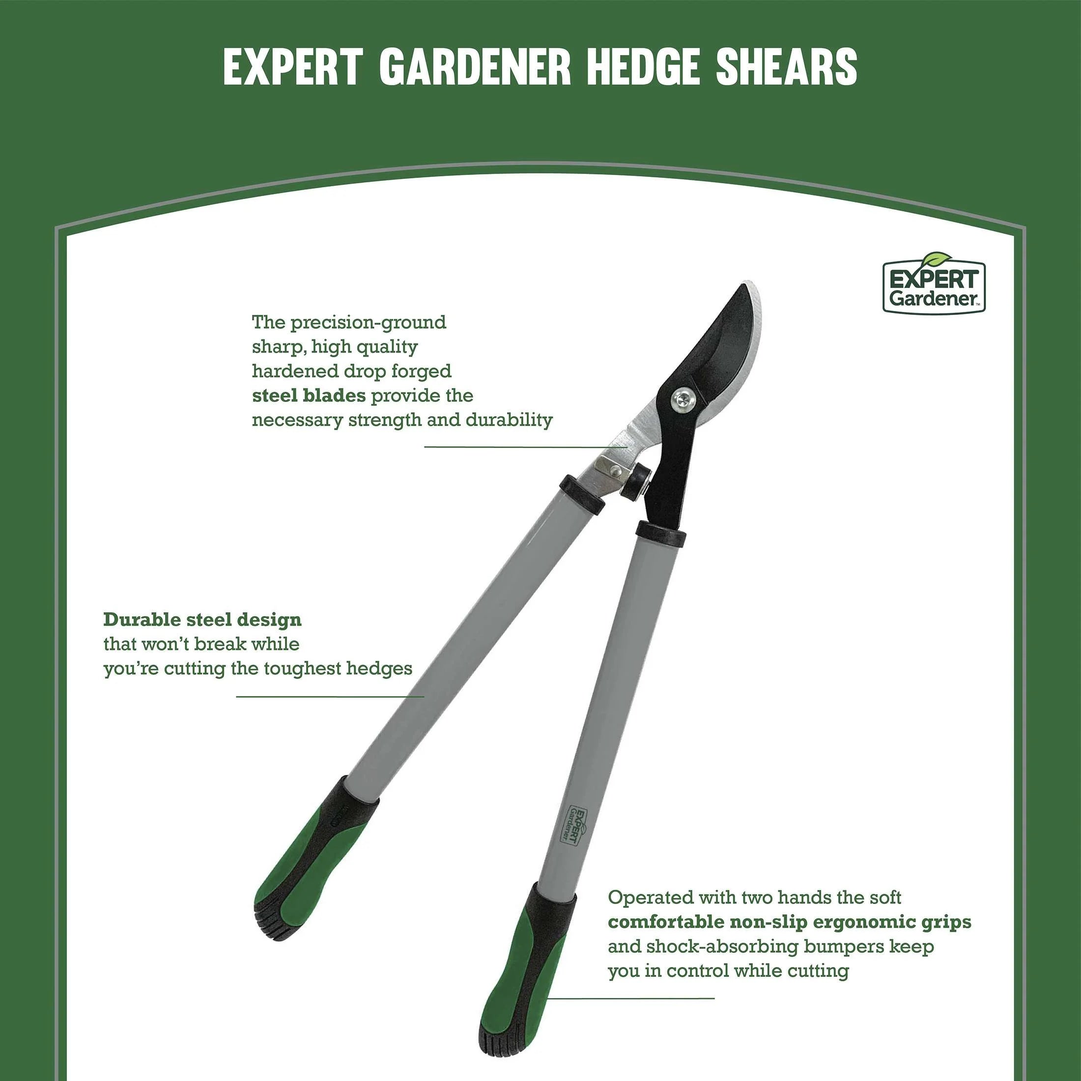24 Inches Steel Bypass Lopper, 1" Cutting Capacity in Green and Black
