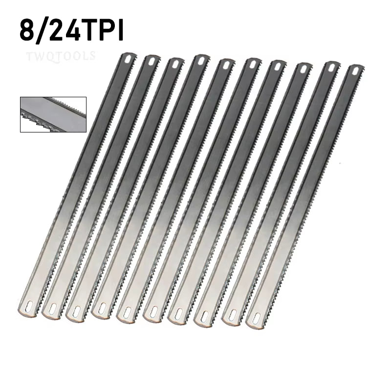 12 Inch Hacksaw Replacement Blades 24T 14T 4T 18T Wood Tree Pruning Metal Cutting Saw Blade
