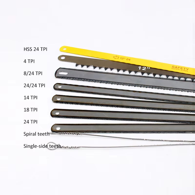 12 Inch Hacksaw Replacement Blades 24T 14T 4T 18T Wood Tree Pruning Metal Cutting Saw Blade