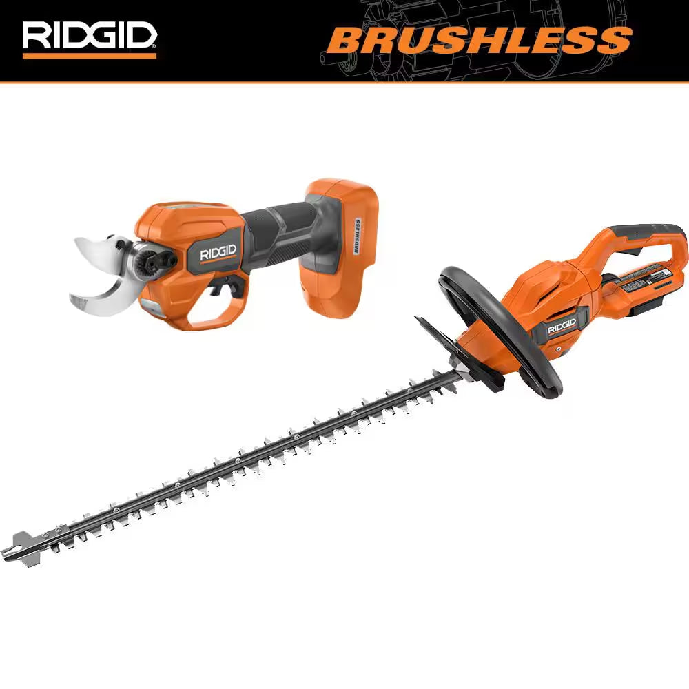 18-Volt Brushless 22 In. Cordless Hedge Trimmer and Pruning Shears (Tool Only)