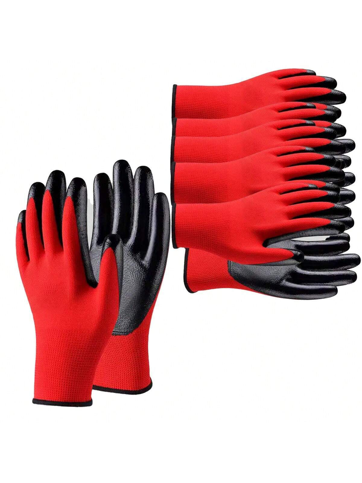 12/8/4 Pairs/Pack, Multipurpose Work Gloves, Gardening Gloves and Heavy Duty Work Gloves