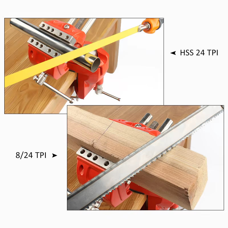 12 Inch Hacksaw Replacement Blades 24T 14T 4T 18T Wood Tree Pruning Metal Cutting Saw Blade