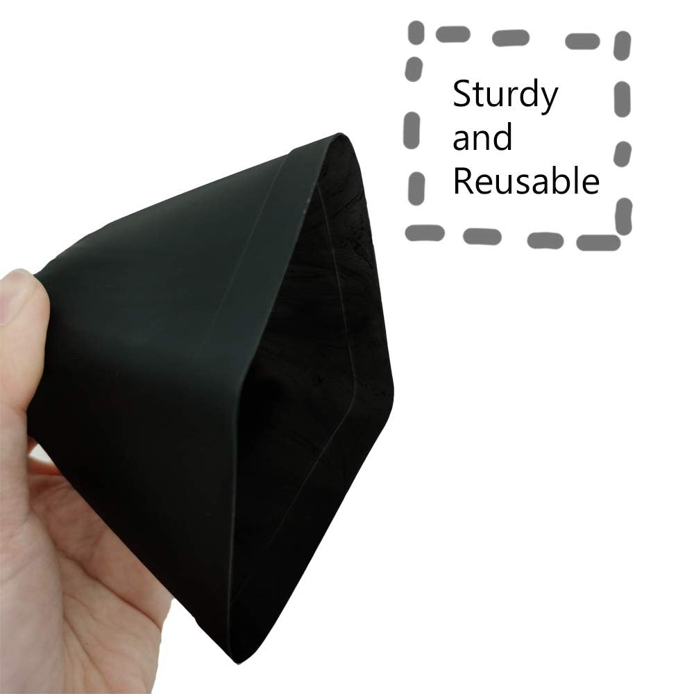 24 Pack 3 Inch Black Nursery Pot Flower Pots Square Plastic Plant Pot